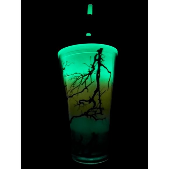 Starbucks Fall Halloween 2022 Raven’s Perch Glow in the Dark 16oz Tumbler Grande - Picture 11 of 11